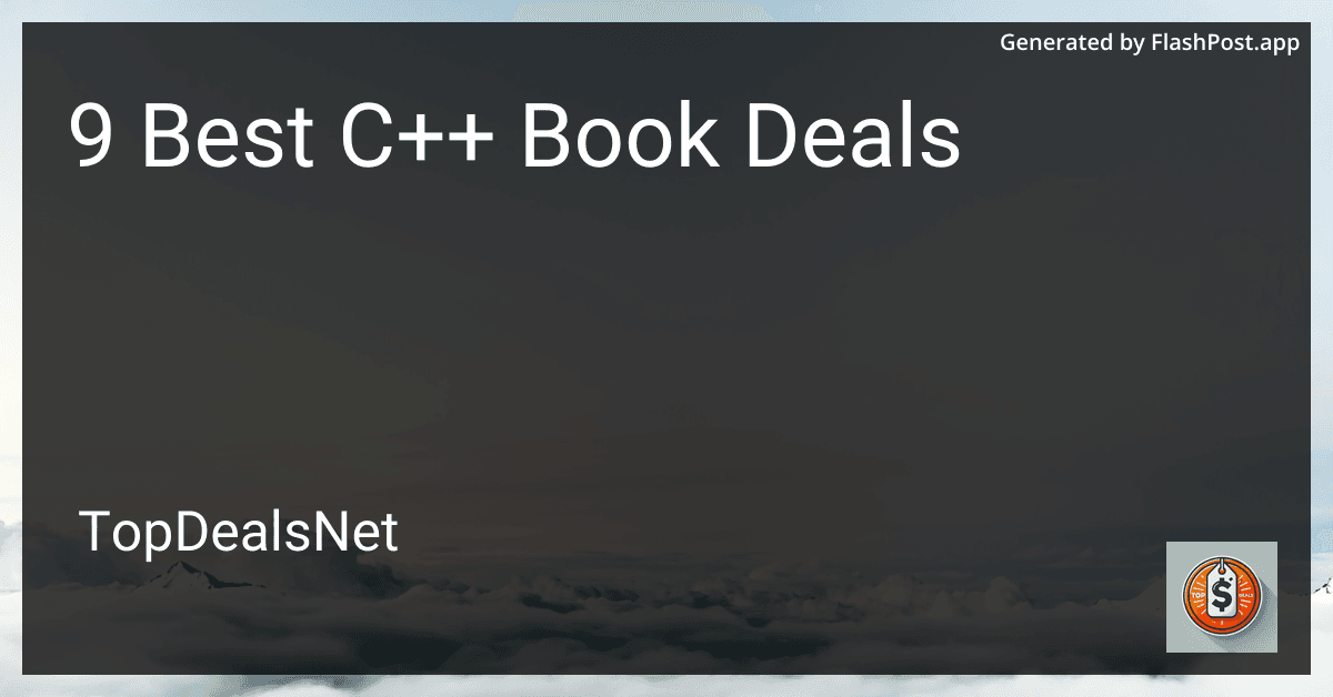 9 Best C++ Book Deals in 2025 image