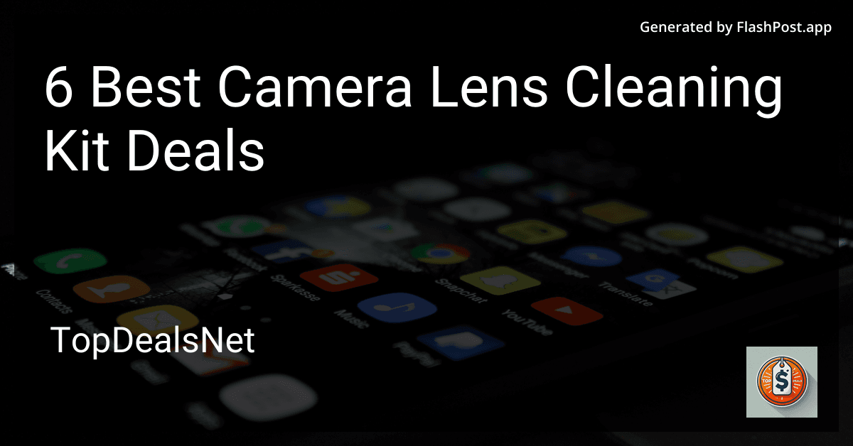 6 Best Camera Lens Cleaning Kit Deals in 2025 preview