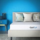 COOL GEL 8 Inch Short Queen Memory Foam Mattress Medium Firm, Memory Foam Mattress Short Queen Size Cooling, Made in the USA, 8" Depth with Pressure Relief, CertiPUR-US Certified, CoolGel Bed