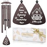 House Warming Gifts New Home, 32" Bronze Wind Chimes Housewarming Gifts, New Home Gift Ideas for Women Men Homeowners Couples Family Friends, Unique First Home Gift for Apartment Decor