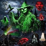12-in-1 Halloween Projector Lights Outdoor, 3D Halloween Decoration Light