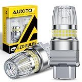 AUXITO 3157 LED Bulb Reverse Lights, 700% Brighter 3156 LED Bulbs White 3056 3057 4157 4156 3457 4057 4114 LED Bulbs with Projector for Backup Parking DRL Brake Turn Signal Tail Maker Light, Pack of 2