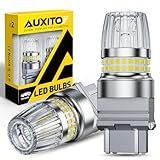 AUXITO 3157 LED Bulb Reverse Lights, 700% Brighter 3156 LED Bulbs White 3056 3057 4157 4156 3457 4057 4114 LED Bulbs with Projector for Backup Parking DRL Brake Turn Signal Tail Maker Light, Pack of 2