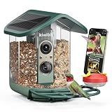 Solar Bird Feeder with Camera, 4K Auto Focus, Kiwibit Bird Feeder 2 Pro