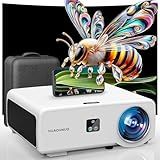 [1800ANSI & Auto Focus/Keystone & DoIby Audio]Smart 4K Projector with 5G WIFI & Bluetooth.Home Outdoor Movie Projector HDR10+,500"Display,50%Zoom,PPT,ARC.Projector 4K+Compatible w/TV Stick,iOS,Android