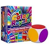 Zombie Ghost Games Color Royale Fast-Paced Family Card Game, Party Game for Kids and Adults, Color-Matching with Foam Stress Ball Die and Multiple Game Modes, Ages 4+ for 2-8 Players