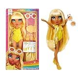 Rainbow High Swim & Style Sunny - Yellow 11" Blonde Fashion Doll with Shimmery Wrap to Style 10+ Ways, Swimsuit, Sandals, Fun Play Accessories, Great Toy Gift for Girls Ages 4-12 Years