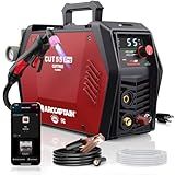 ARCCAPTAIN iControl CUT55 Pro Plasma Cutter, [APP Control] 55 Amp Non-Touch Pilot Arc 120V/240V Plasma Cutter Machine, Large LED Display and 2T/4T, 3/4 inch Maximum Cut, DC Inverter IGBT