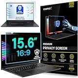 VINTEZ 15.6 Inch 16:9 Privacy Screen for Computer Monitor and Laptop - Anti Glare Protector Film Blue Light Filter Eye Protection - Computer Screen Privacy Shield, [1 Pack]