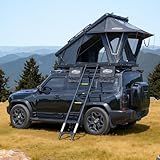 Joyinrute Aluminum Rooftop Tent for 4 Season Camping,Pop Up Hard Shell Roof Top Tent Hardshell for Jeep Truck SUV Car,2-3 Person