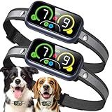 Dog Bark Collar Pro, Instant Bark Solution, Smart Anti Barking Device with 4 Correction Modes, Fast-Acting Barking Collar for for Large Medium Small Dogs 5-150lbs, Ideal for Home & Outdoor Use