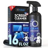 iO CLEAN Screen Cleaner Spray (16oz - 473ml) – Best Large Cleaning Kit