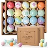 ZenBombs Bath Bombs Set, 40 pcs Natural Shea Butter & Safe Oil Bath Bomb for Skin Moisturizing, Handmade Bubble Bath & Fizzy, Ideal Presents for Women (2 Sets)