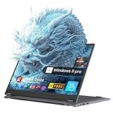 EYY 2 in 1 Laptop Computer, 15.6" 16GB DDR4 512GB SSD Touchscreen Notebook, AMD Ryzen R3 3200U(Up to 3.5 GHz), Radeon Vega 3, 1920x1080 FHD Display, Windows 11 Pro, Wifi, BT5.1 RJ45, Blacklit Keyboard
