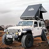 WildFinder Rooftop Tent Hardshell, 2-3 Person Camping Car Roof Top Tent Hard Shell Suitable for Jeep, SUV, Truck, Van