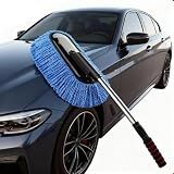 Car Duster Exterior, 30 Inch Car Duster Interior with Extendable Pole