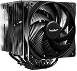 be quiet! Pure Rock Pro 3 Black CPU Air Cooler | 6 High Performance 6mm Heat Pipes with HDT Technology | 120mm Quiet PWM Fan | AMD:AM4 AM5/Intel LGA 1700/1150/1151/1200 | Black | BK042