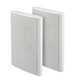 STUDIOFINIX Ultra Slim 5.25 Inch 240W Wall Mount Speakers, 8 Ohm Passive Home Theater Indoor Speakers for Bedroom, Kitchen, Living Room,White(Pair)