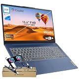 Lenovo 2026 Model 15.6” FHD IdeaPad Slim 3i Rugged Reliability Laptop, Microsoft Copilot AI, Intel 4-Core CPU, Up to 12h Battery Life, Abyss Blue, 8GB DDR5 RAM, 128GB Storage, Win11, w/Laptop Cooler