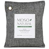 Moso Natural Air Purifying Bag 200g | HGTV Editor's Pick | Premium Bamboo Charcoal Odor Absorber for Home & Car | Closet Odor Eliminator & Car Air Freshener | Long Lasting Charcoal Bags Cover 90sqft