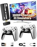 2025 Retro Gaming Console Pro 4K HDMI with 20,000+ Built-in Classic Video Games, Retro Game Stick with 23 Emulators Plug & Play TV Video Gaming Stick with 64GB Memory