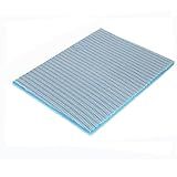 AQUANEAT Aquarium Filter Sponge 8-Layer Filter Media Pad, Cut-to-Size Foam Floss for Fish Tank Sump Pond (16" x 12" x 0.6")