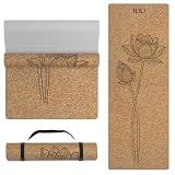 ILILI Cork Yoga Mat Eco-Friendly 1/4 Inch Thick