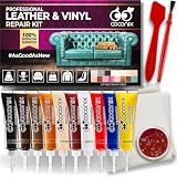 COCONIX Leather & Vinyl Repair Kit for Furniture, Car Seats, Sofas & Marine