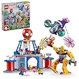 LEGO Marvel Team Spidey Web Spinner Headquarters, Marvel Toy for Fans of Disney+ Spidey and His Amazing Friends, Battle Vehicle for Kids with Iron Man Toy, Spider-Man Toy for 4-6 Year Olds, 10794
