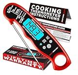 Alpha Grillers Meat Thermometer Digital - Instant Read Food Thermometer for Cooking and Grilling Stocking Stuffers for Men Gifts for Men
