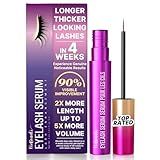 VieBeauti Lash Serum for Eyelash Growth, Prostaglandin Free EyeLash Serum with Peptides for Longer Fuller Thicker Looking Lashes, Vegan & Cruelty-Free, Safe for Sensitive Eyes, 3mL