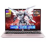 NIMO 15.6" Light-Gaming-Laptop, 8 Cores AMD Ryzen 7 7735HS 16GB RAM 1TB SSD (Beat i7-12650H Up to 4.75GHz) Radeon 680M 100W Fast PD FHD Backlit Keyboard for Content Creators & Student 2-Yr Warranty