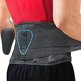 Sparthos Back Brace for Lower Back Pain - Immediate Relief from Sciatica, Herniated Disc, Scoliosis - Breathable + Lumbar Support Pad - For Men & Women - Fits 31–38″ Waist (Small, Check Size Chart)