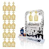 Halloween Advent Calendar 60 Days Halloween DIY Countdown Calendars Day of The Dead Decor for Kids Home Office Table Decorations Halloween Gifts