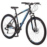 Schwinn GTX 2 Hybrid Bike, 700c Mens and Womens Bike, 21-Speed Hybrid Bicycle, Aluminum Dual-Sport Frame, Suspension Fork, Mechanical Disc Brakes, Adult Bicycle