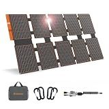 FlexSolar 100W Foldable Portable Solar Panel Charger IP67 Waterproof