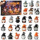 Gnome Advent Calendar 2025,Halloween Countdown Advent Calendar,Advent Calendar,with 24 Gnome Collectible Figures,Halloween Advent Calendars Gift kids Teen Adults