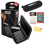 Hohner Special 20 Harmonica - Keys of G, A, C, D, E Bundle with Case, Zip Pouch, Key Stickers, Manual and Austin Bazaar Polishing Cloth