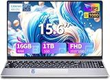 15.6 Inch Laptop Computer, Gaming Laptop, Laptops 16GB RAM 1TB SSD N95 Processor (up to 3.4GHz), FHD IPS 1920 x 1080 Laptop Computers Supports 180 Angle Opening Backlit Keyboard Fingerprint Unlock