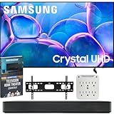 Samsung 58" U7900F Series UHD 4K Smart Tizen TV (2025) Bundle with LG SKM1 Compact Soundbar, 37"-100" TV Wall Mount, 6-Outlet Surge Adapter & Deco Gear Complete Home Theater Beginner's Guidebook