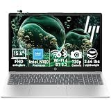 HP 15.6" FHD Laptop 2026 Edition with Copilot AI, 16GB RAM, 1TB SSD, Intel Processor, Long Battery Life, Lightweight 3.64 lbs, Microsoft 365, Windows 11 for Students & Office