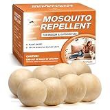 SCFKAOF Mosquito Repellent Outdoor Patio, Mosquito Deterrent for Yard, Indoor Mosquito Repellent Balls, Mosquito Repeller for Patio, Keep Mosquito Away, Covers 120 Sq. Ft, 60 Days Protection-8 Packs