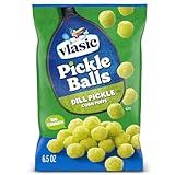 Vlasic Pickle Balls, Dill Pickle Flavored Corn Puffs, Pickleball Gifts, Father’s Day Snacks for Dad, 6.5 oz.