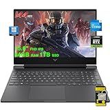 HP Victus Gaming Laptop 15.6" FHD IPS 144Hz Intel 8-core i5-13420H (>i7-12650H) 64GB RAM 1TB SSD GeForce RTX 4050 6GB Backlit USB-C B&O Fast Charge Win11Pro w/ICP Accessory