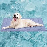 PAIGTEK Cooling Mat for Large Dogs - Double-Sided Waterproof & Cool, Q-MAX>0.47, Portable Dog Cooling Mat for Summer. (L - 35.5''x23.6'')