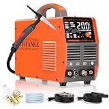 FEIFANKE AC DC TIG Welder 200A, Aluminum TIG Welder 220V With Pulse LED Display Stick/DC TIG/AC TIG/Pulse TIG/Spot TIG 6 In 1 Multiprocess TIG Welding Machine
