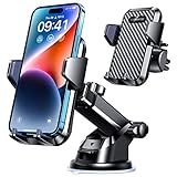 VANMASS 【85+LBS Strongest Suction & Military-Grade 2025 Ultimate Car Phone Mount【Patent & Safety Certs】 Cell Phone Holder Truck Stand for Dashboard Windshield Vent for iPhone 17 Pro Max 16 15 Samsung
