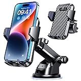 VANMASS【85+LBS Strongest Suction & Military-Grade 2026 Ultimate Car Phone Mount【Patent & Safety Certs】 Cell Phone Holder Truck for Dashboard Windshield Vent for iPhone 17 Pro Max 16 15 for Samsung