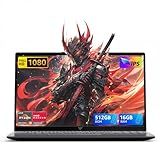 MALLRACE 2026 Laptop, 15.6 Inch FHD IPS Display, Ryzen 4300U(Beat Intel Processor N150,up to 3.7GHz), 16GB DDR4 RAM, 512GB SSD, Windows 11 Pro, 54.72Wh Battery,WiFi 5,Numbers Keyboard