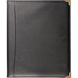 Protec Leatherette Deluxed Padded Sheet Music Folder with Brass Corners, Model F2BK